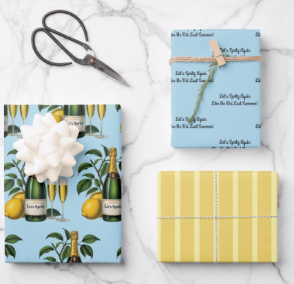 Let's Spritz II Wrapping Paper