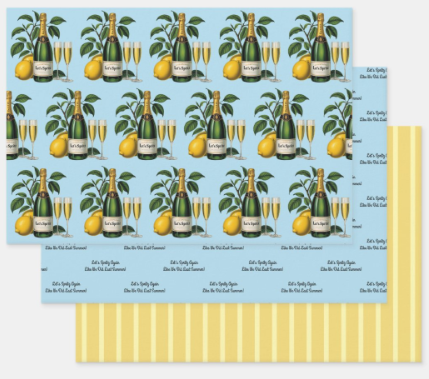 Let's Spritz II Wrapping Paper