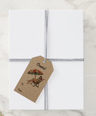 Cheers!  Gift Tag - Aperol Spritz Recipe