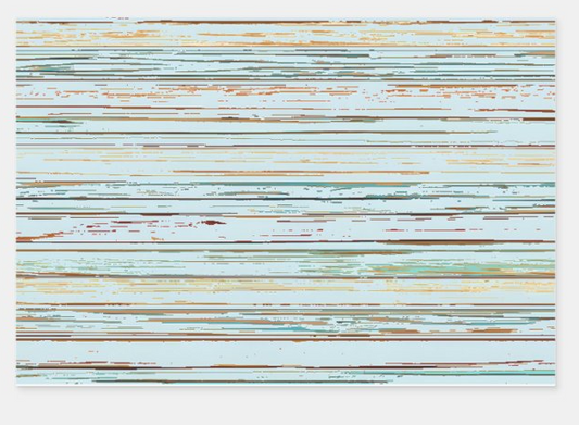 Rainbow Row Porch Ceiling Rustic Stripe