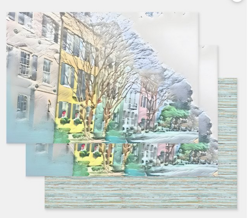 Rainbow Row Collection (Rainbow Row and Rustic Ceiling Stripe)