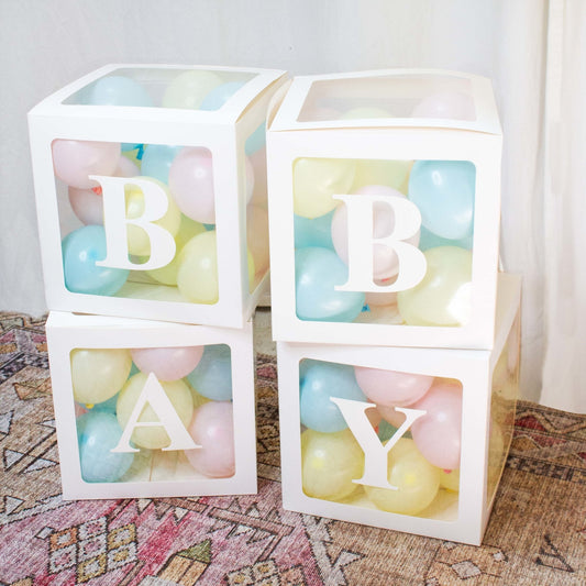 Baby Shower Balloon Blocks