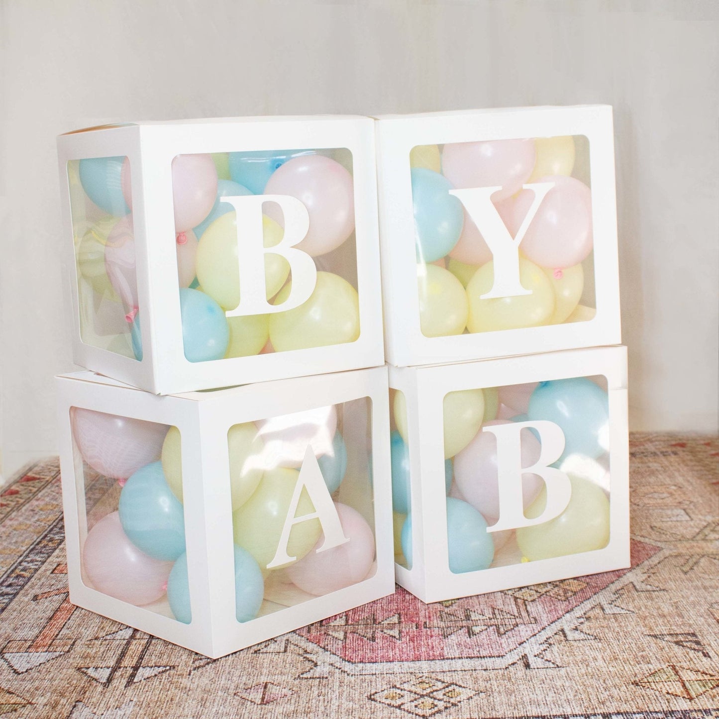 Baby Shower Balloon Blocks