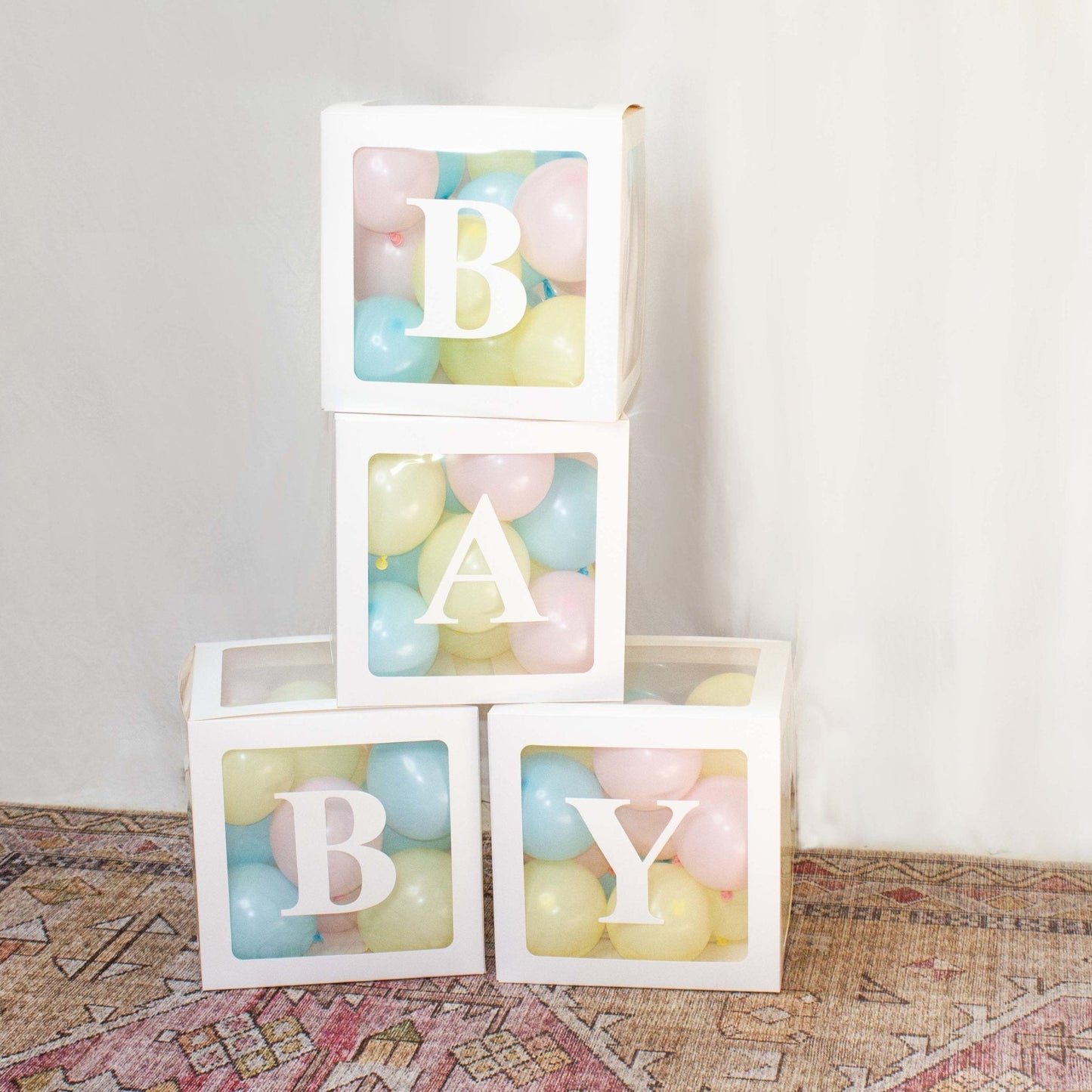 Baby Shower Balloon Blocks