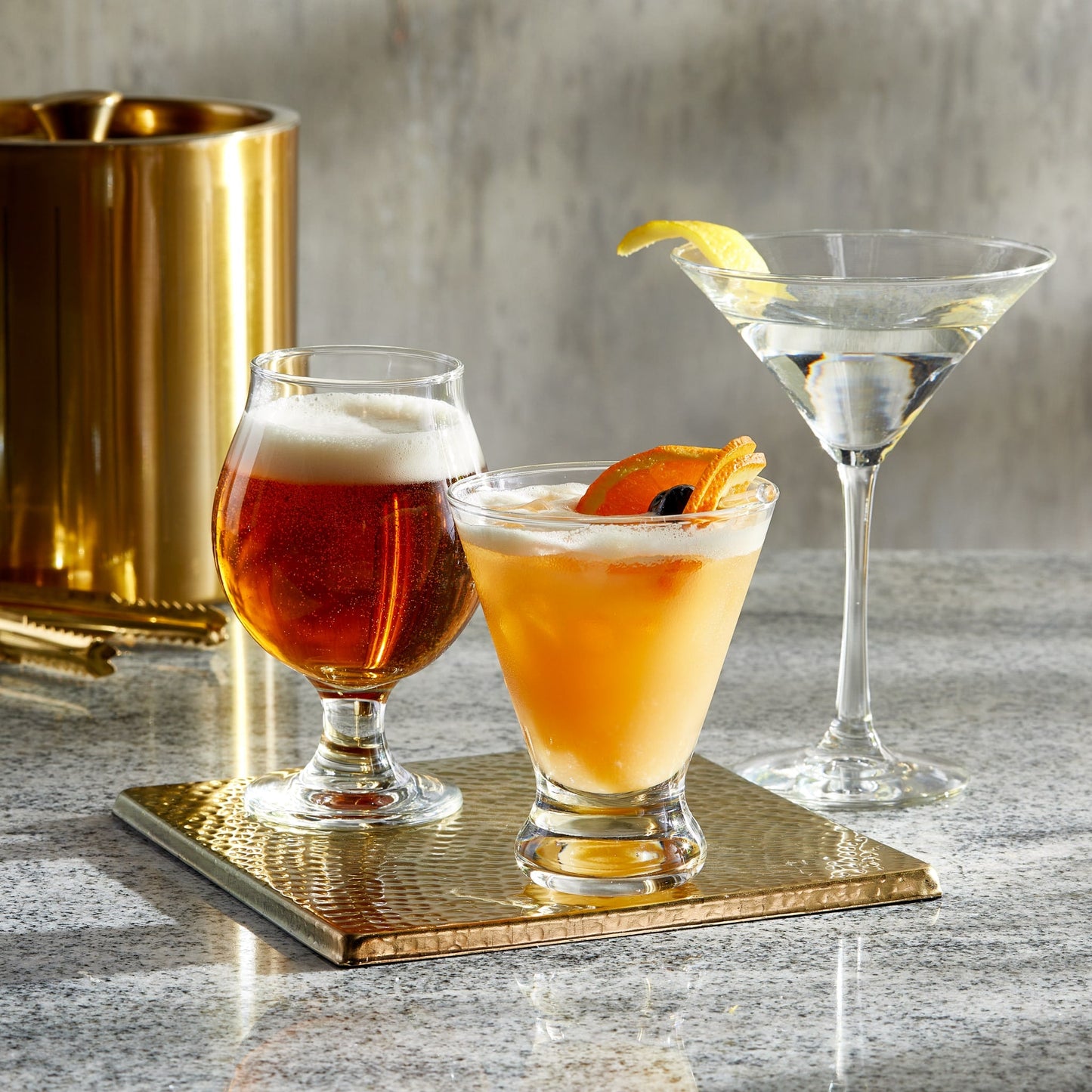 Libbey Entertaining Essentials Martini Glasses, 8 ounce, Set of 6