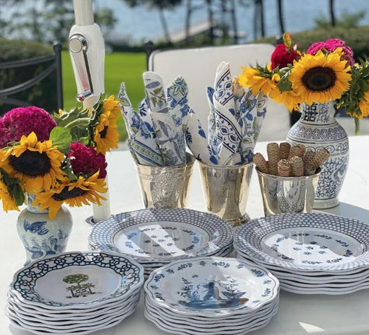 Trellis and Topiary MELAMINE DINNERWARE COLLECTION