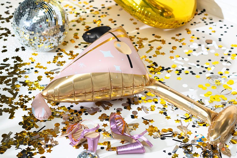 Foil Martini Glass Balloon – 39" Cocktail Party Decor