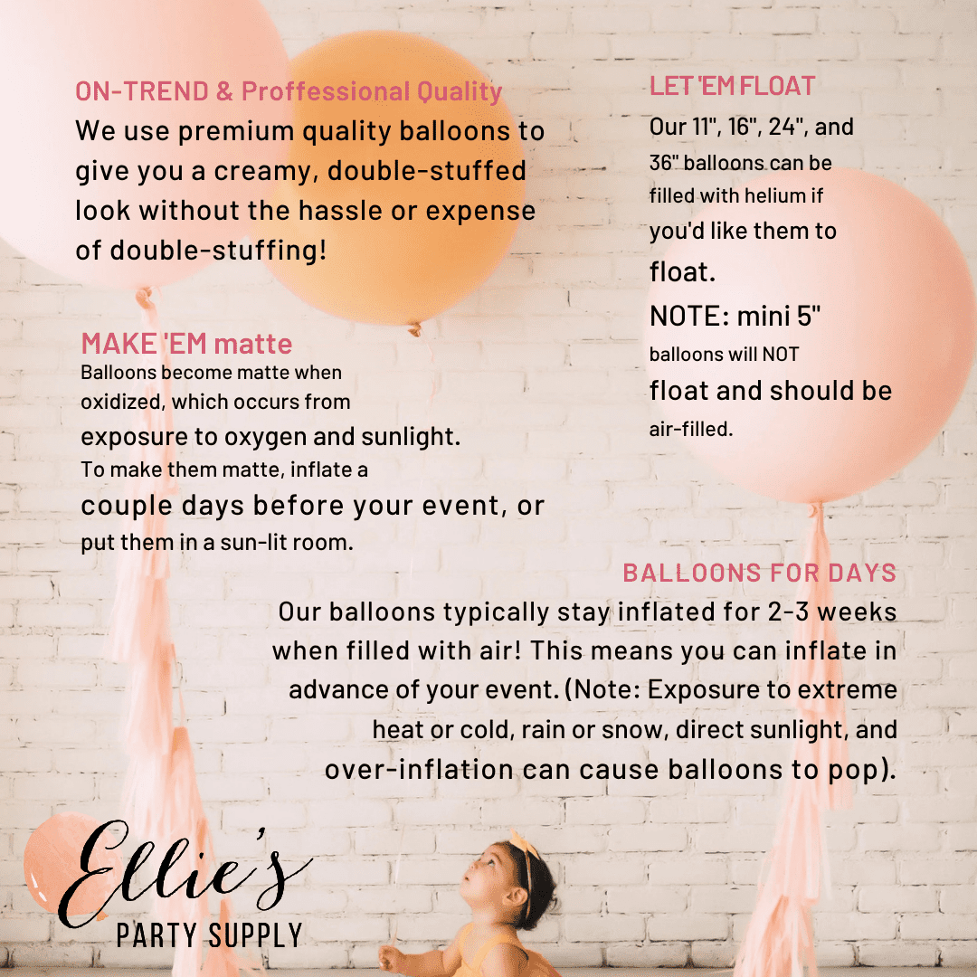 Giant Pastel Latex Balloons – 36"