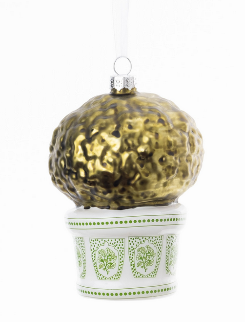 Green Boxwood Ornament