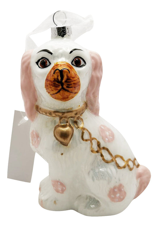 Pink Staffordshire Dog Gift Topper